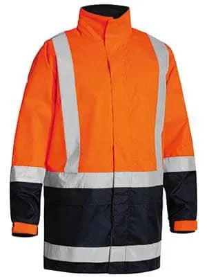 Bisley Workwear Taped Hi Vis Rain Shell Jacket BJ6966T Metro Workwear.